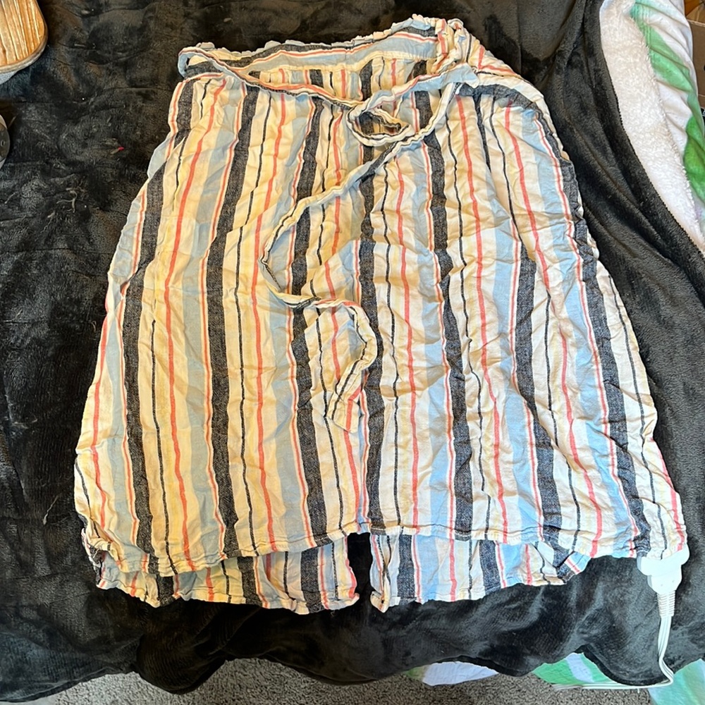 Striped skirt boho